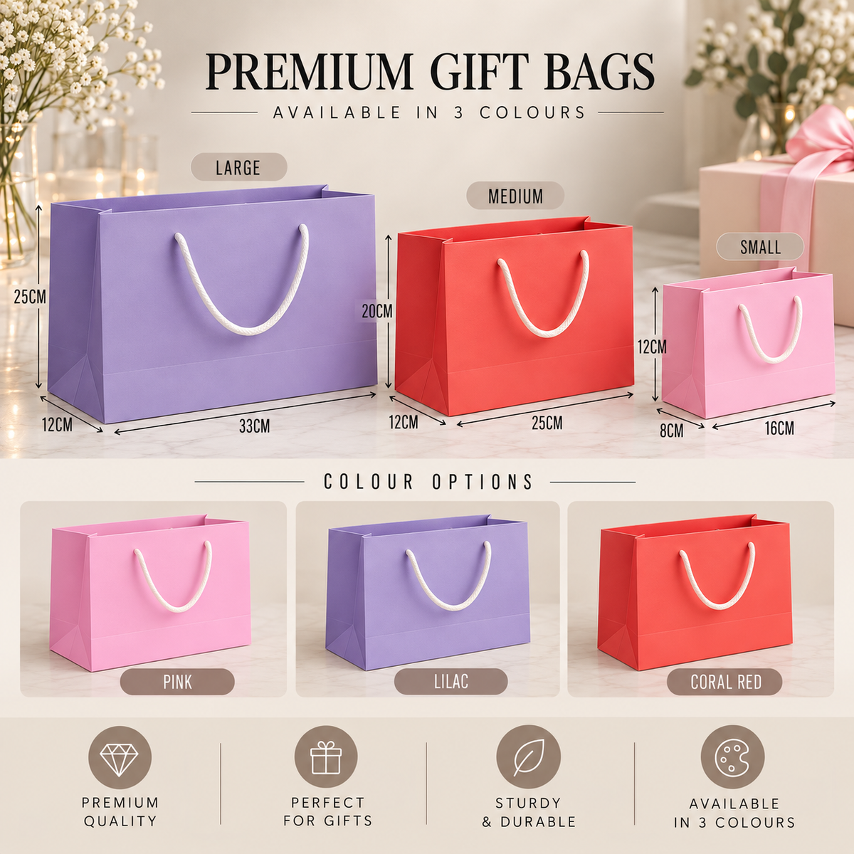 Personalised Name & Heart Gift Bag