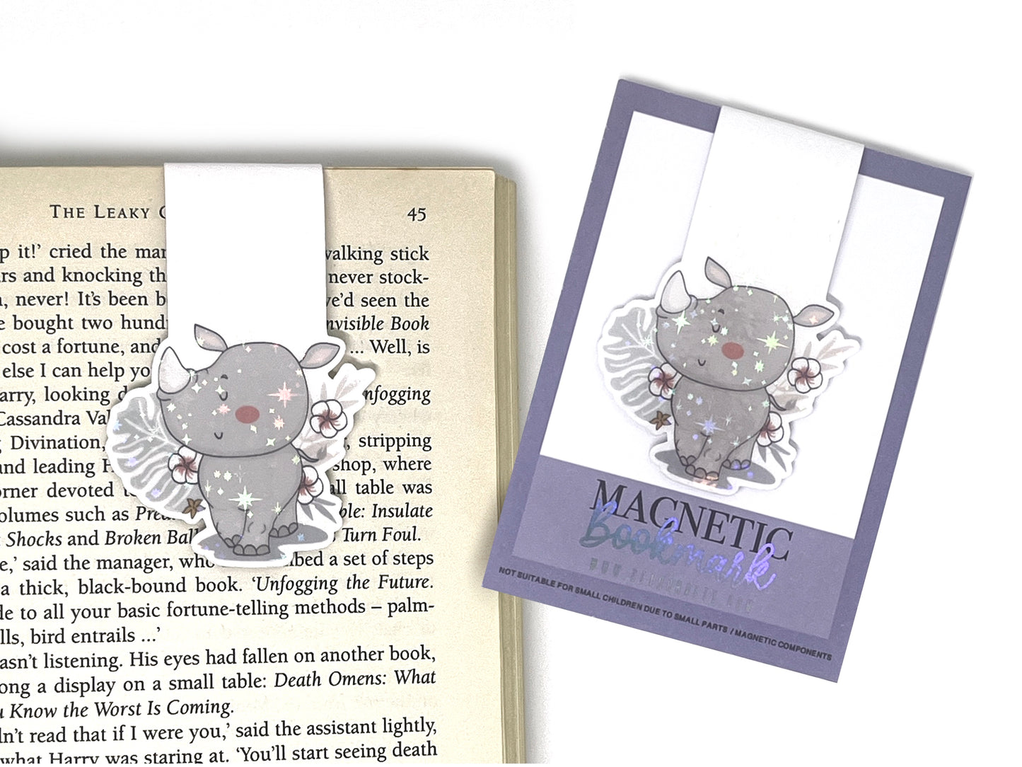 Rhino Magnetic Bookmark