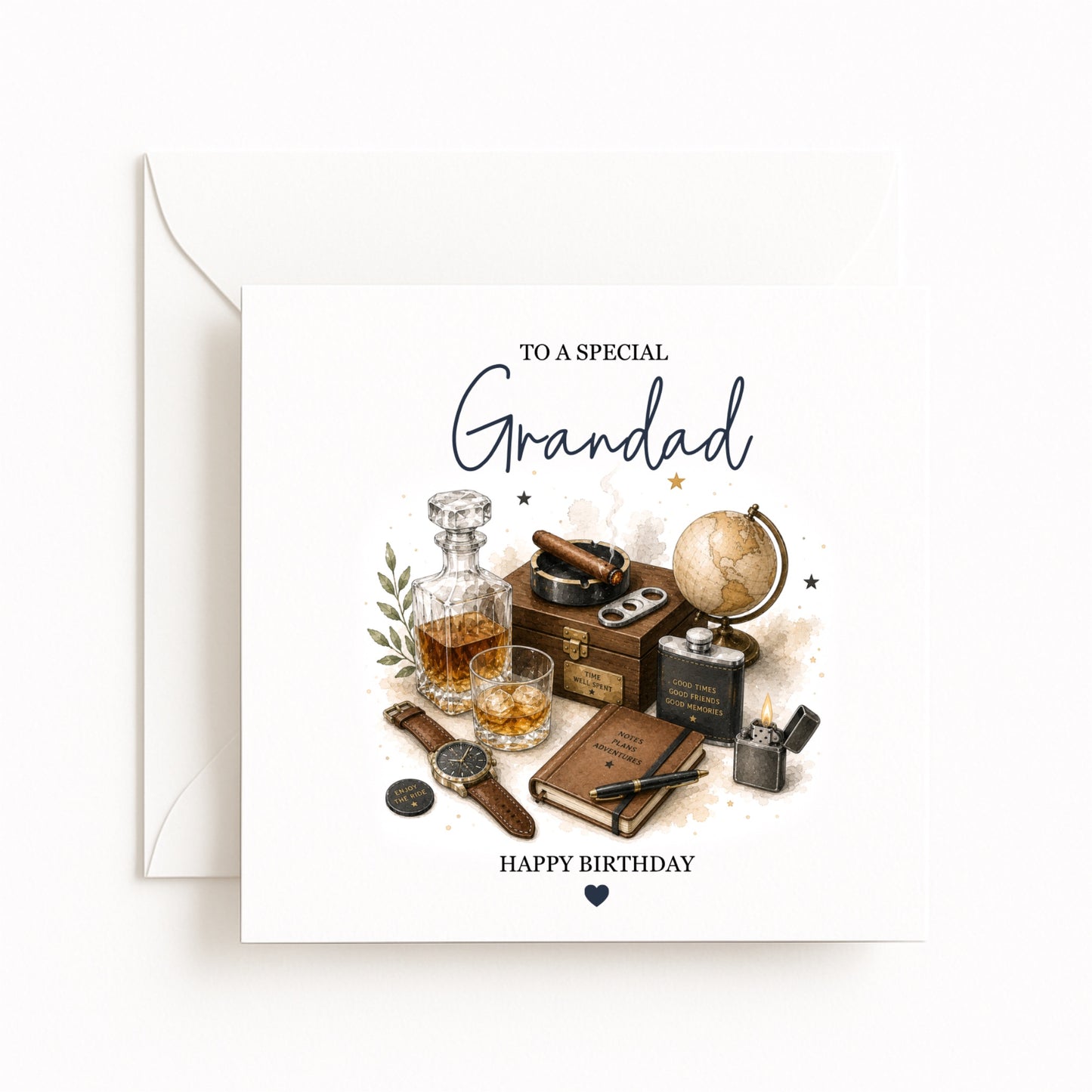 Personalised Whisky Birthday Card