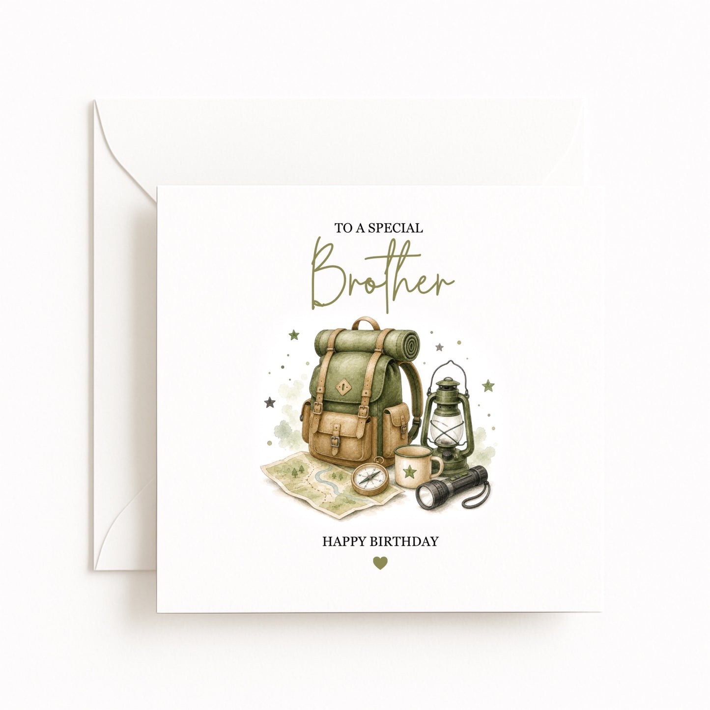 Personalised Hiking Birthday Card