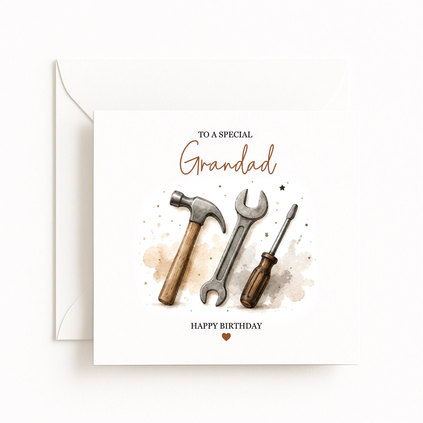 Personalised Tools Birthday Card