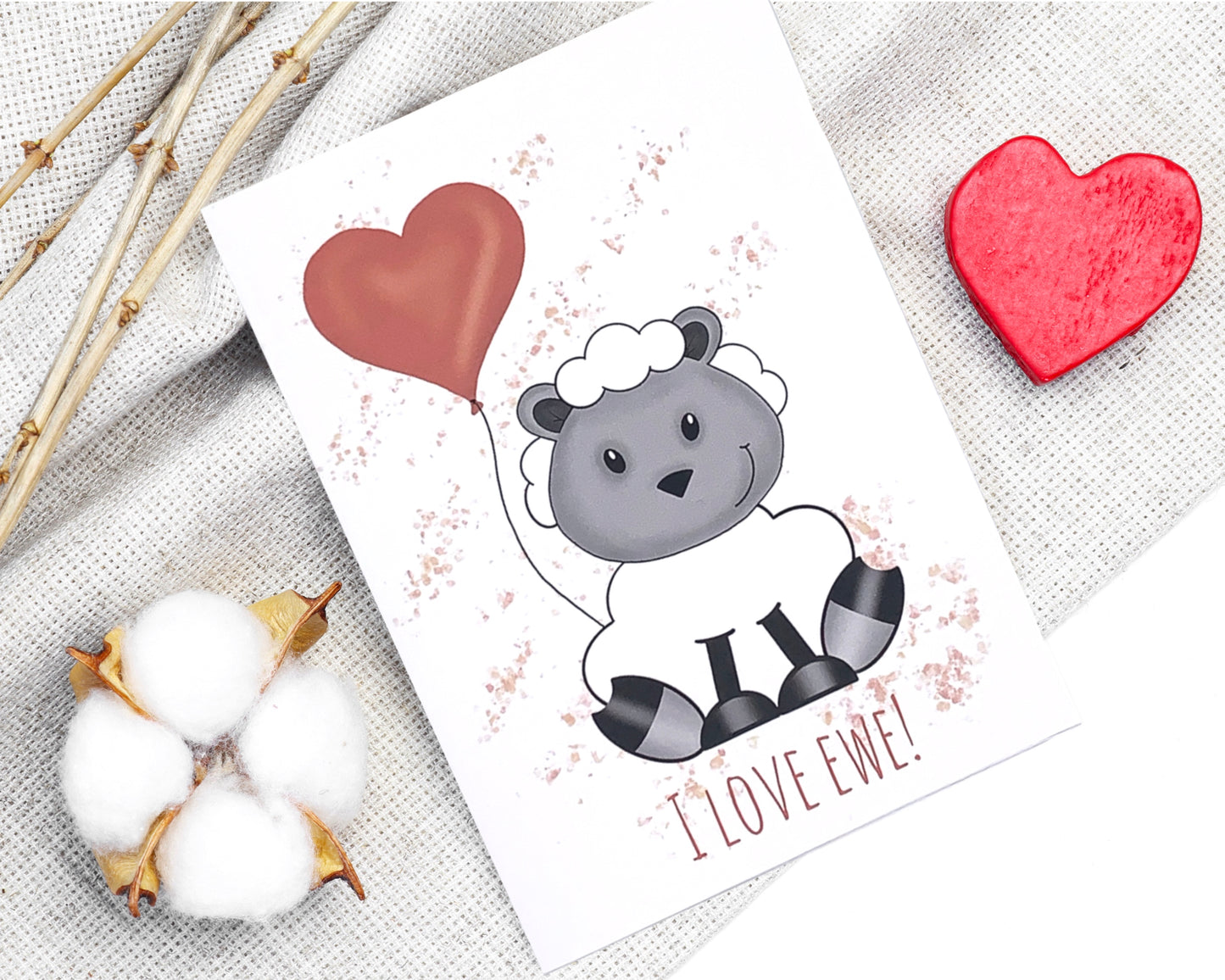 "I Love Ewe" Card