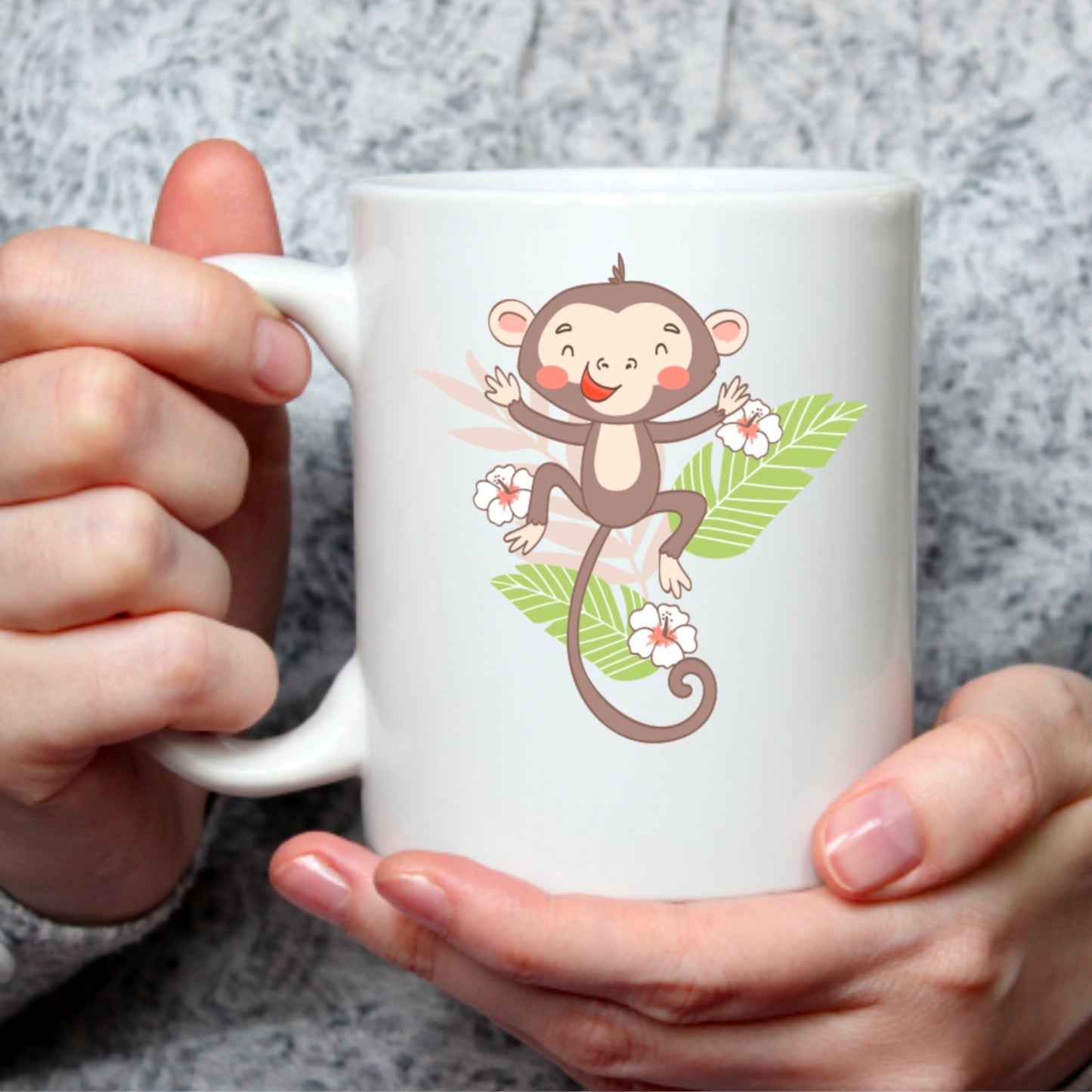 Monkey Personalised Mug