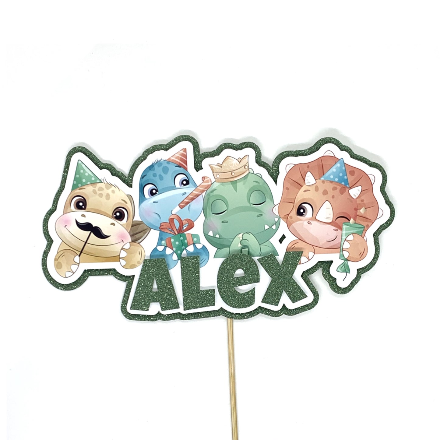 Birthday Dinosaur Cake Topper