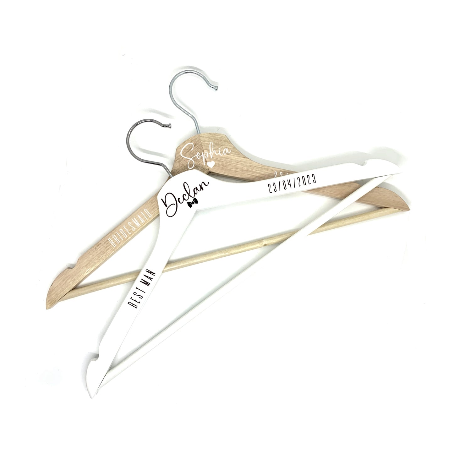 Personalised Wedding Dress Hangers