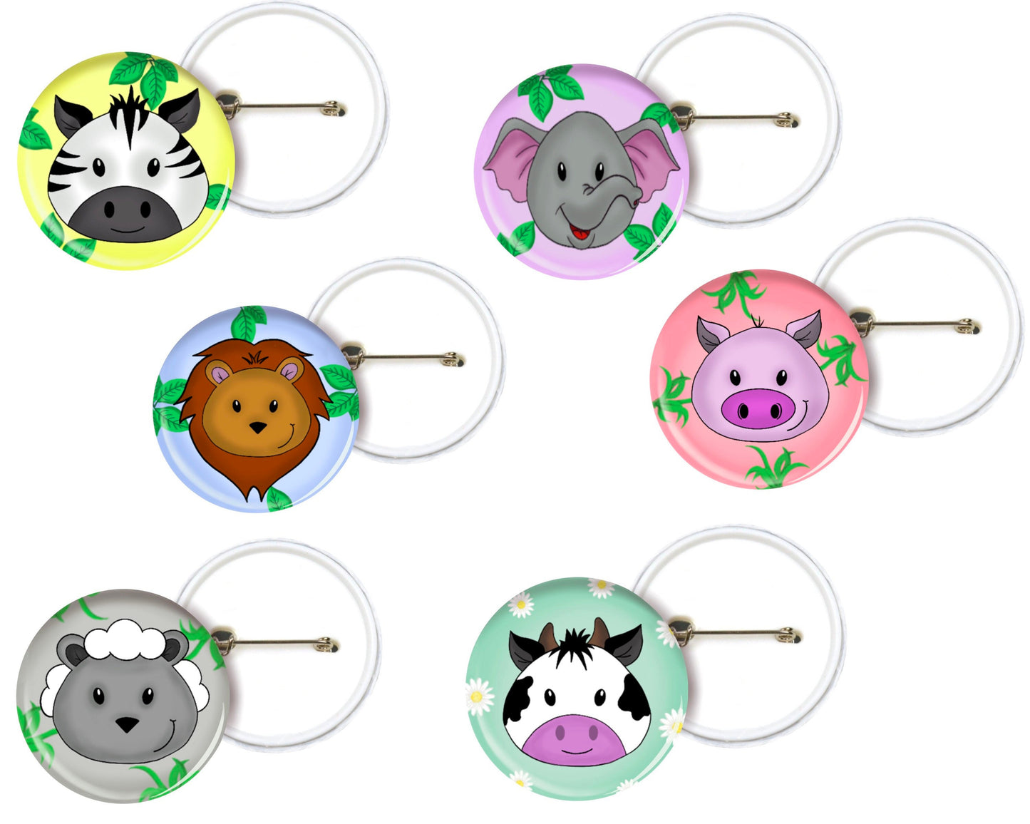 Cute Animal Badges