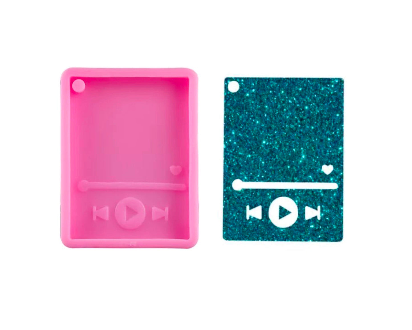 Music Player Keyring Mould