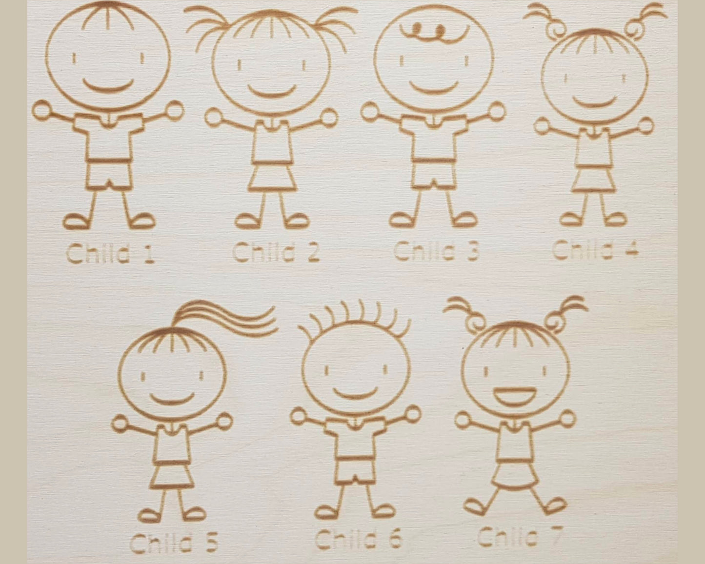 Personalised Childrens Engraved Wooden Spoon