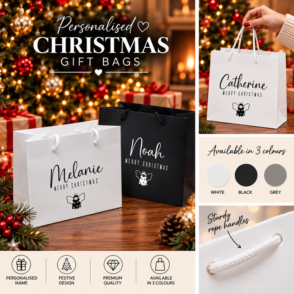 Christmas Angels Gift Bag