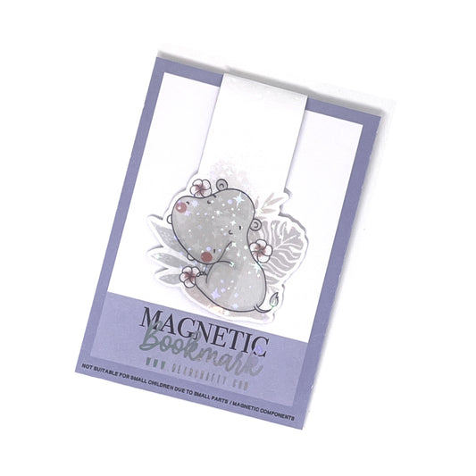 Hippo Magnetic Bookmark