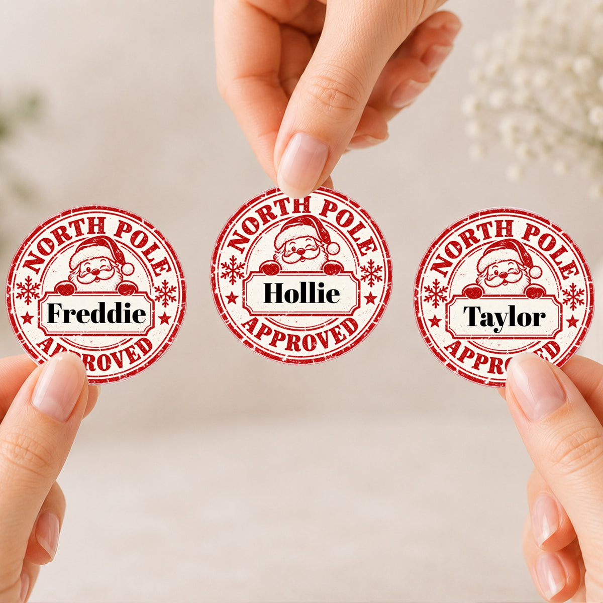 Christmas Stamp Stickers