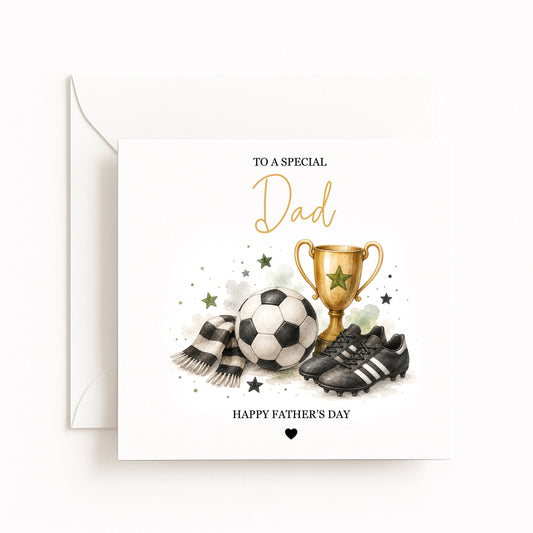 Football Theme Father’s Day Card