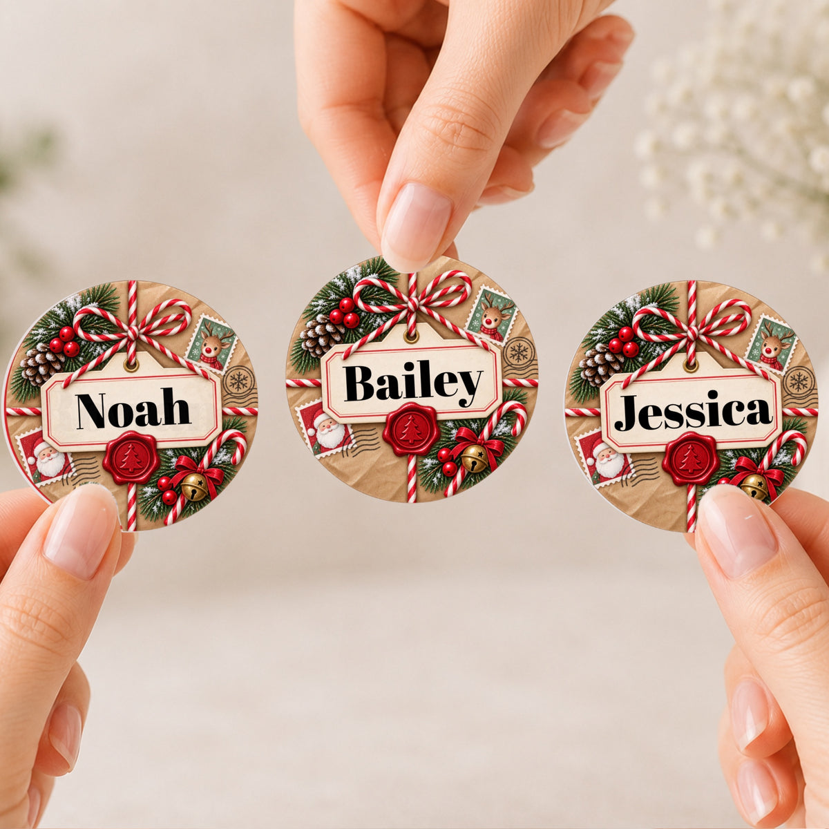 Present Christmas Stickers