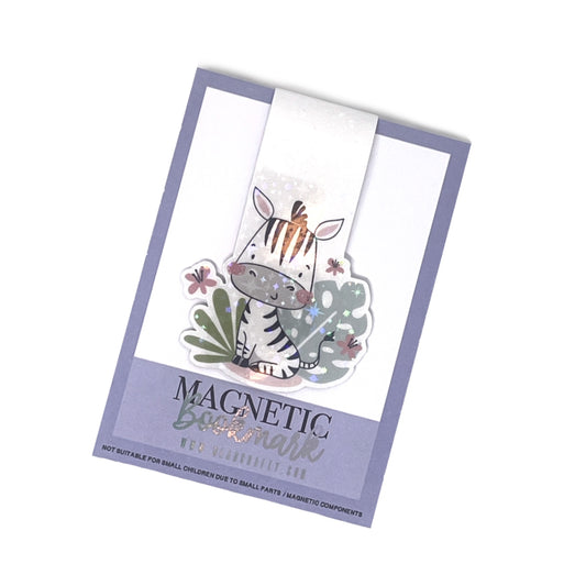 Zebra Magnetic Bookmark