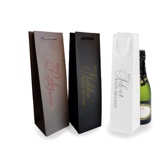 Wedding Anniversary Bottle Bag