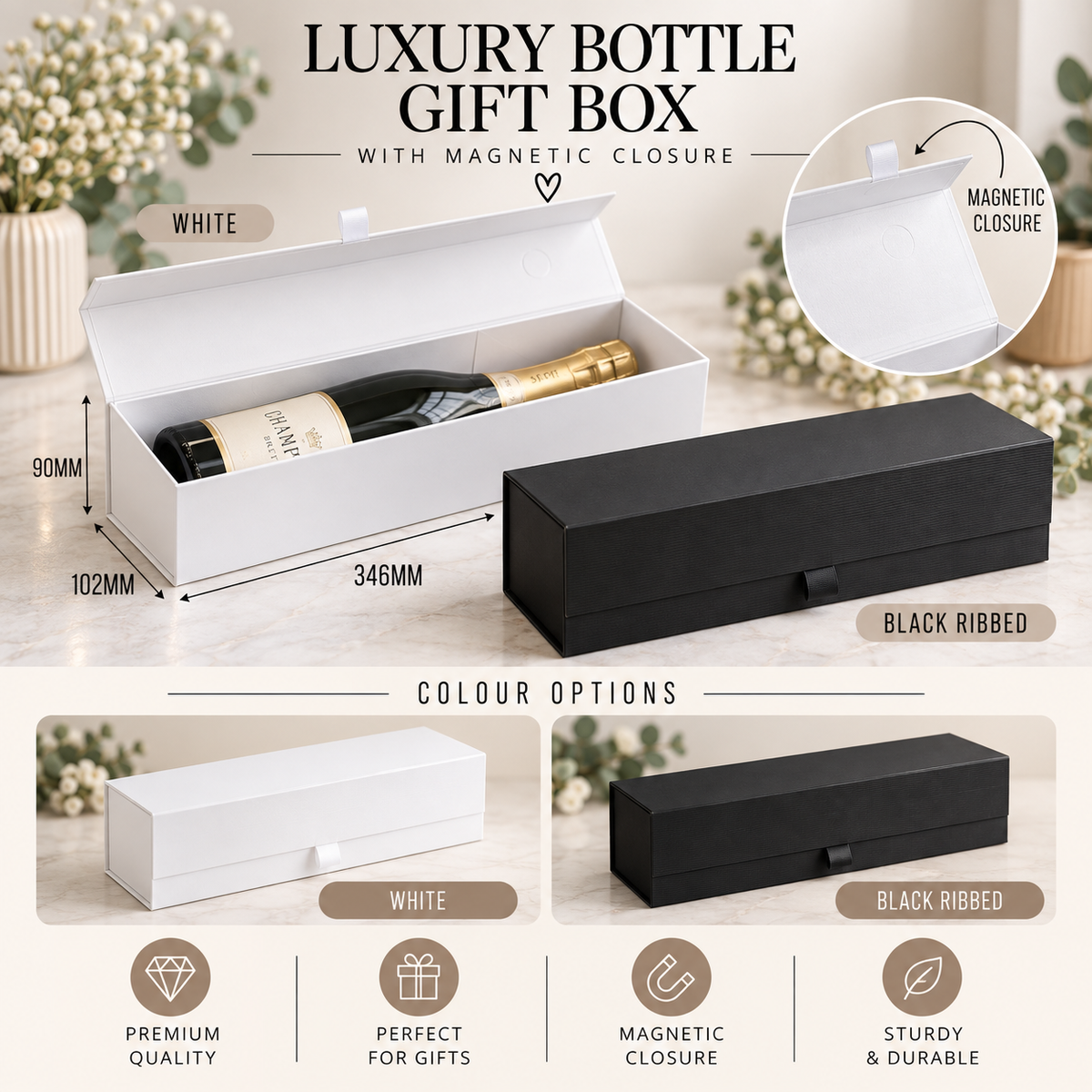 Luxury Birthday Bottle Box