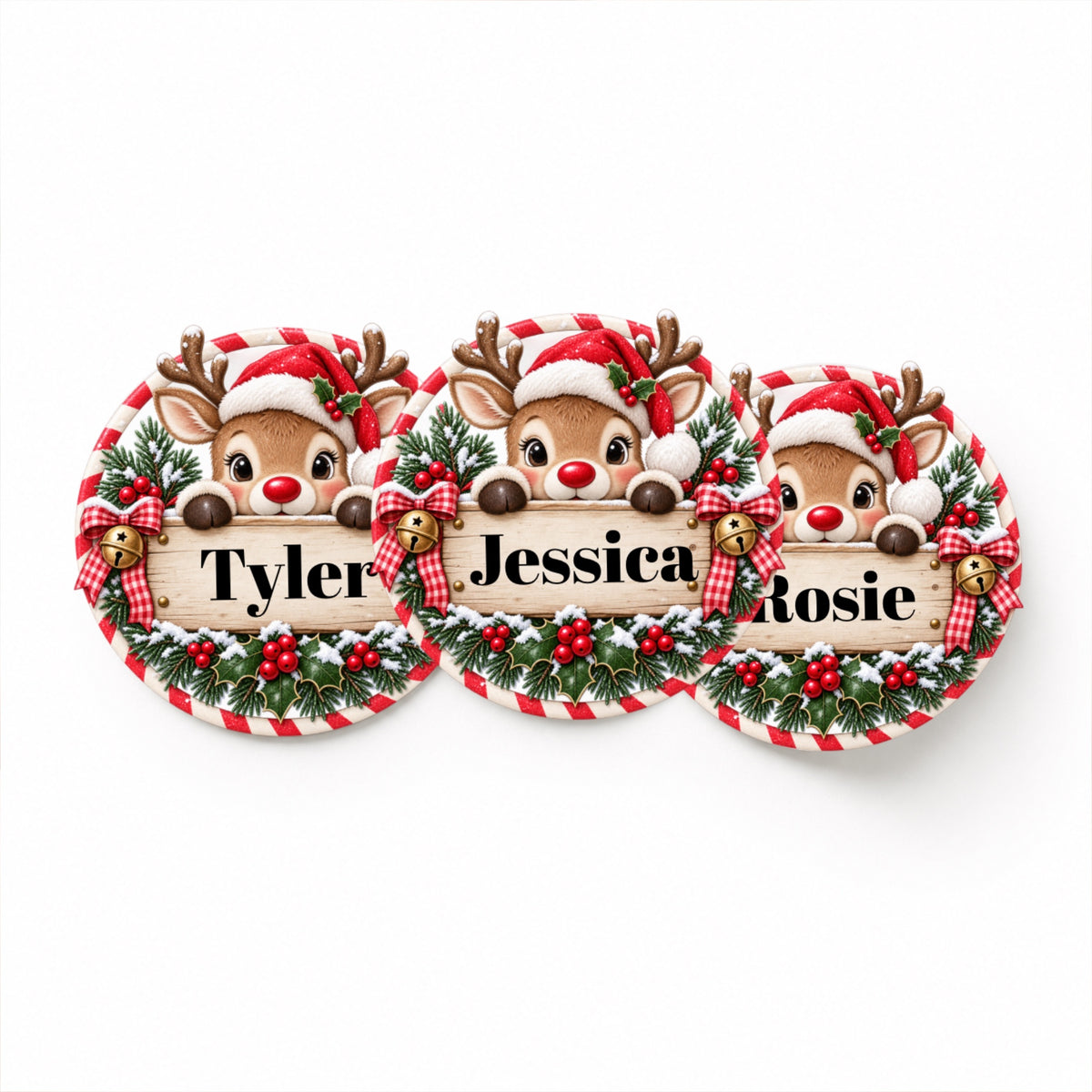 Reindeer Christmas Stickers
