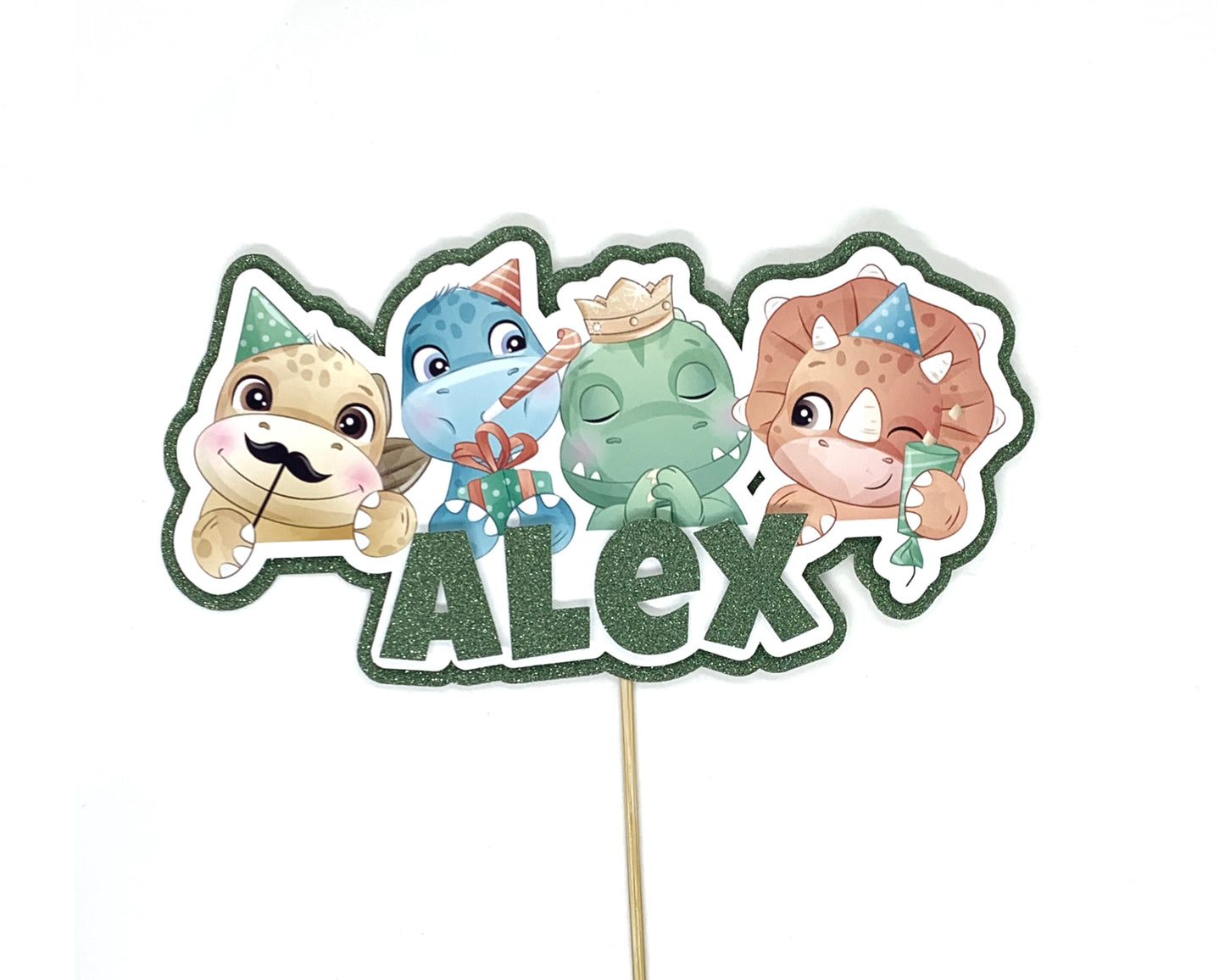 Birthday Dinosaur Cake Topper