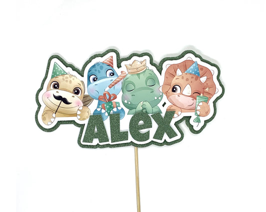 Birthday Dinosaur Cake Topper