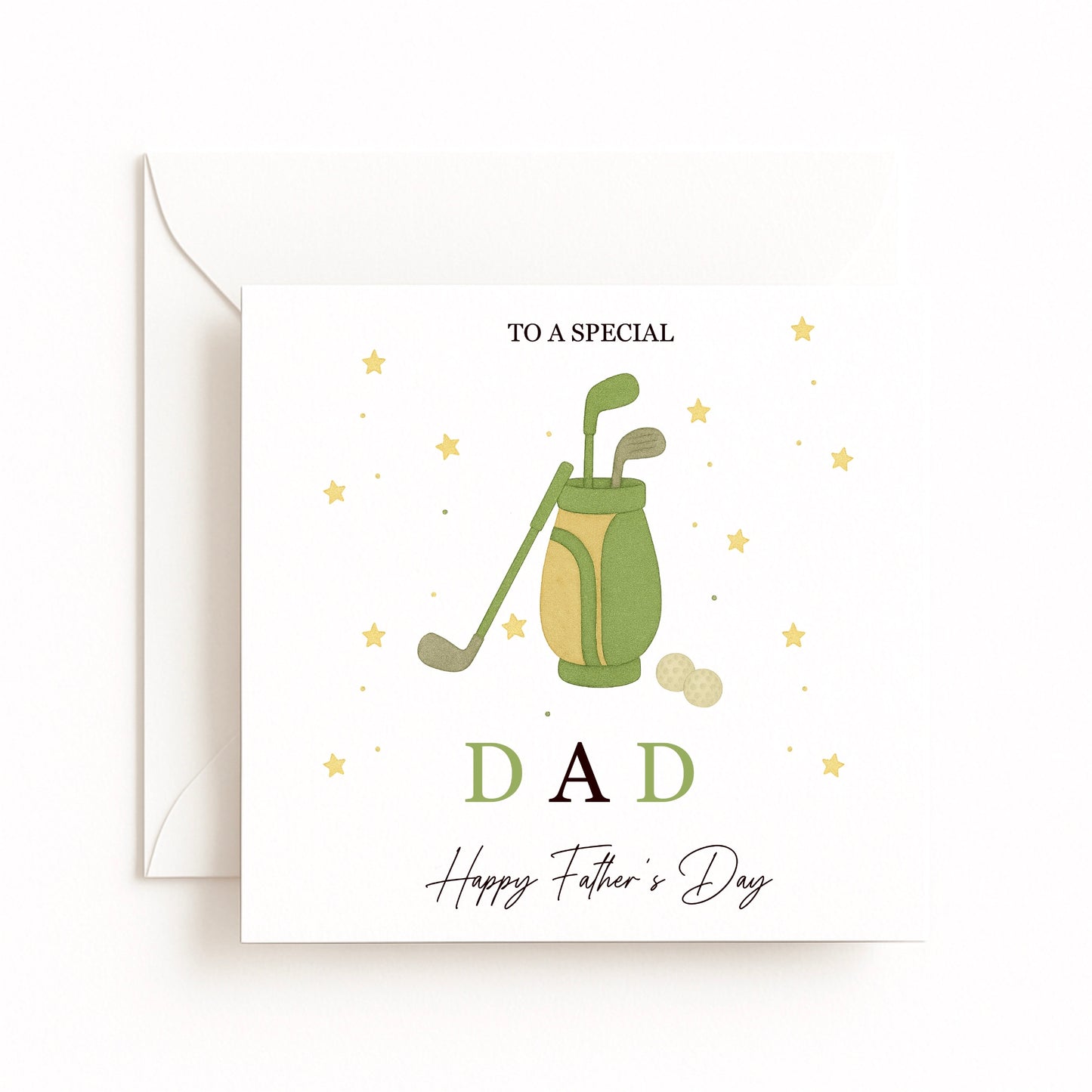 Golf Theme Father’s Day Card