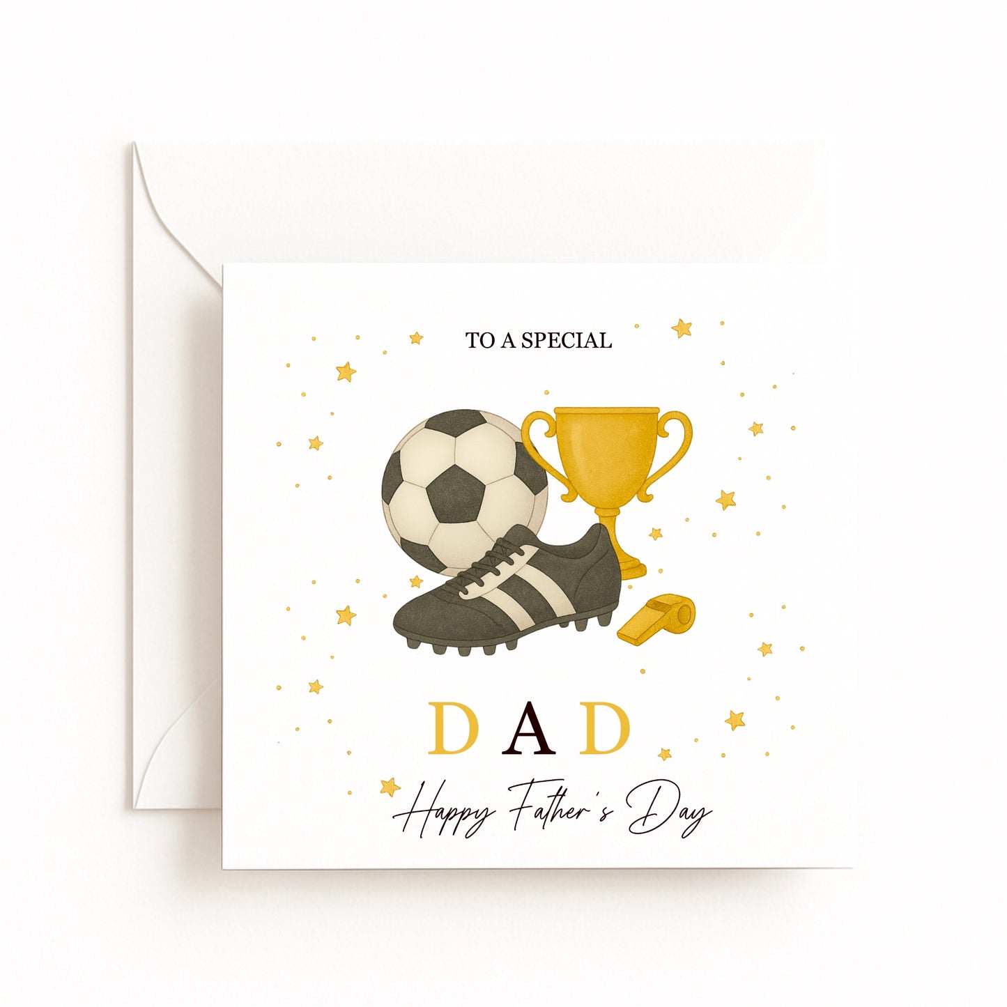 Football Theme Father’s Day Card