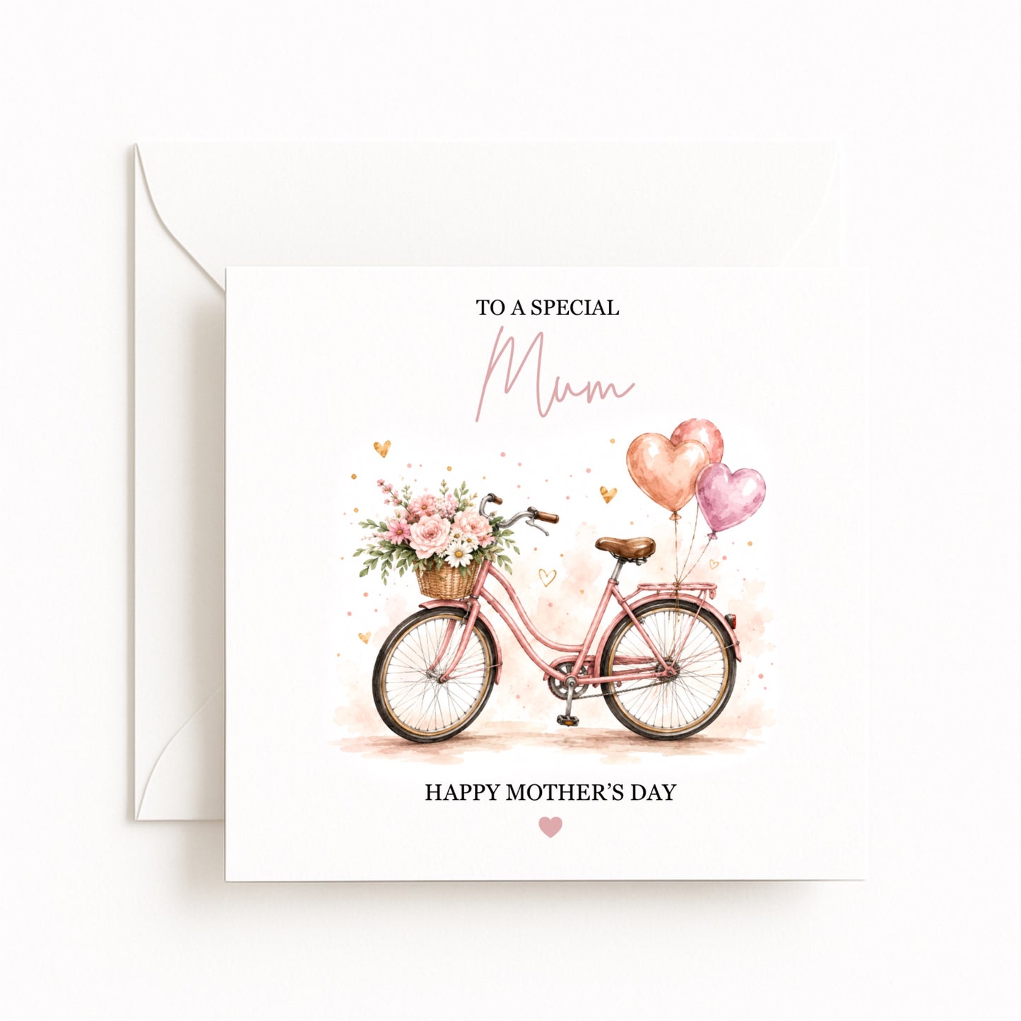 Floral Bicycle Card Mother’s Day Card
