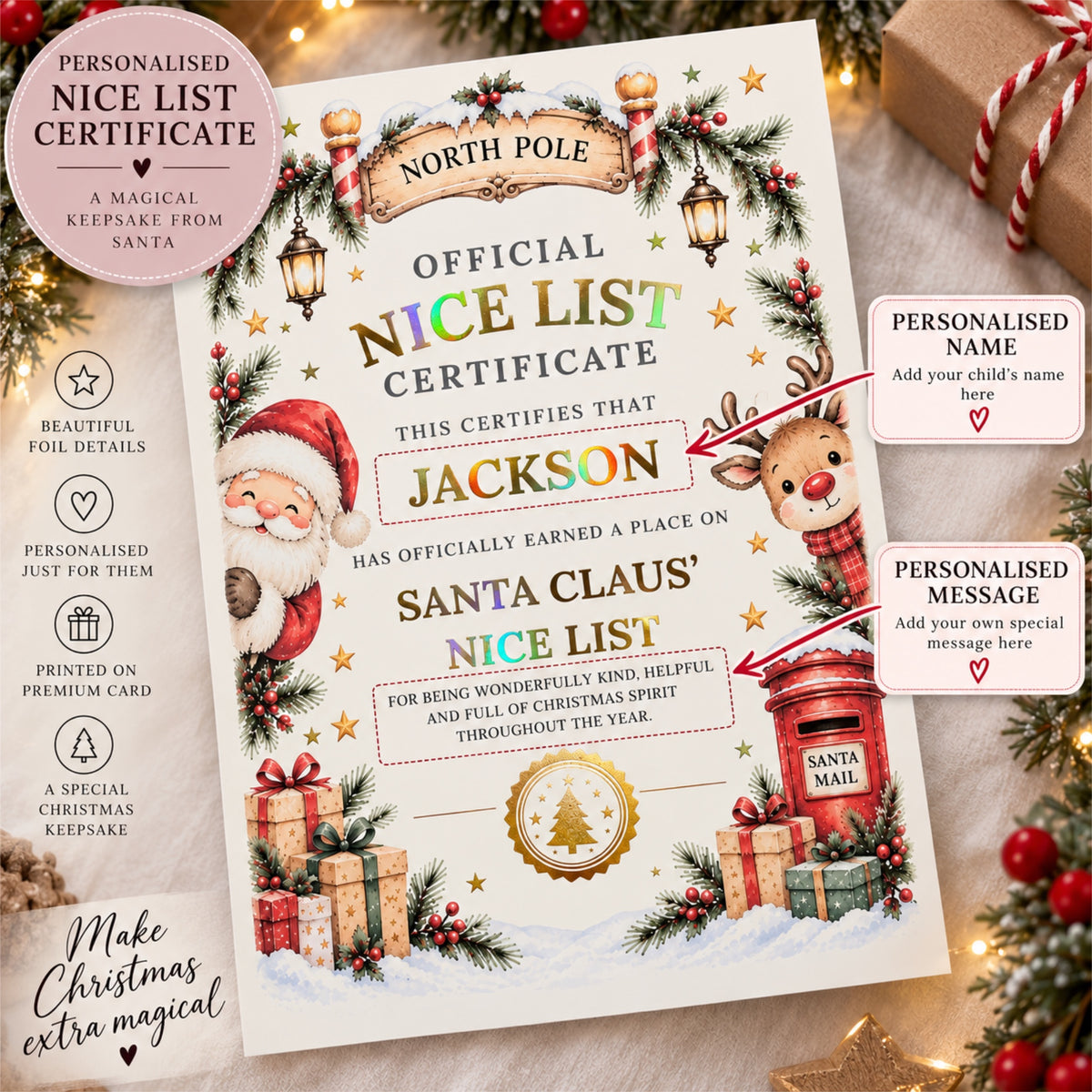 Nice List Certificate