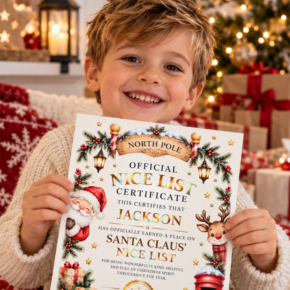 Nice List Certificate