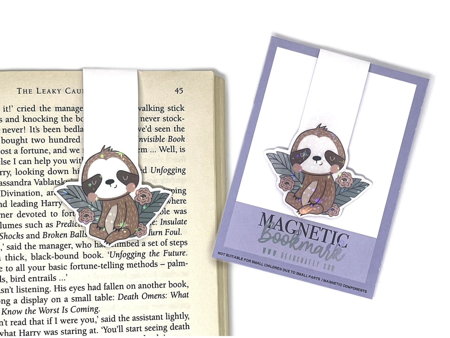 Sloth Magnetic Bookmark