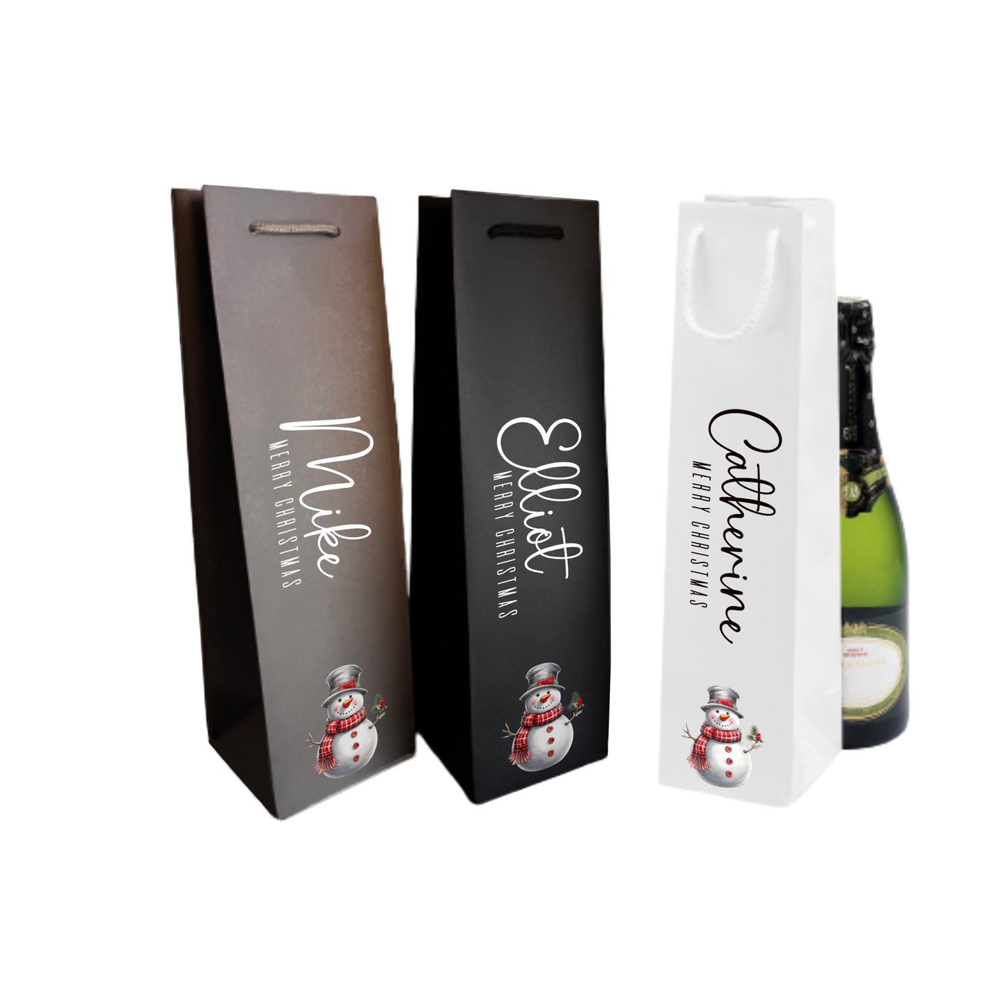 Snowman Christmas Gift Bag