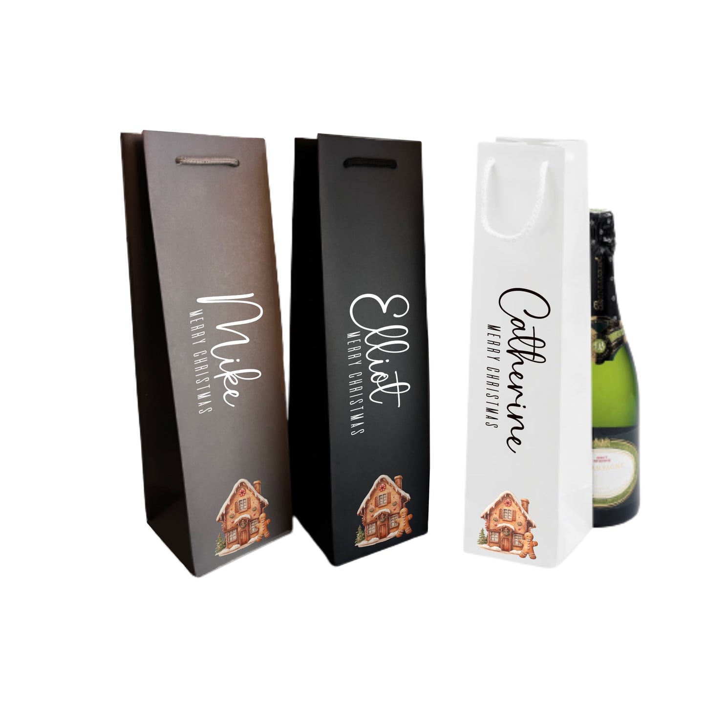 Gingerbread Bottle Bag