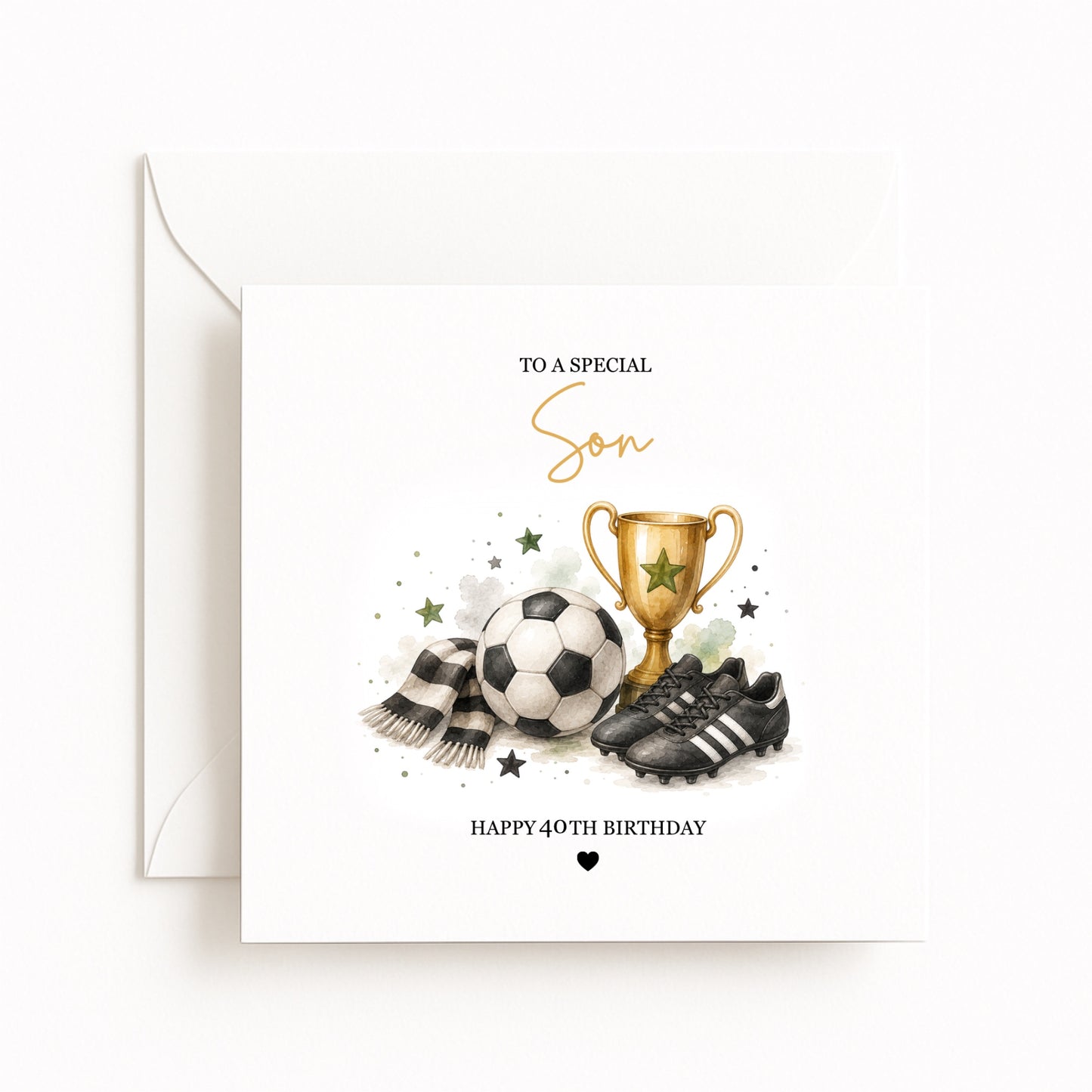 Personalised Football Birthday Card