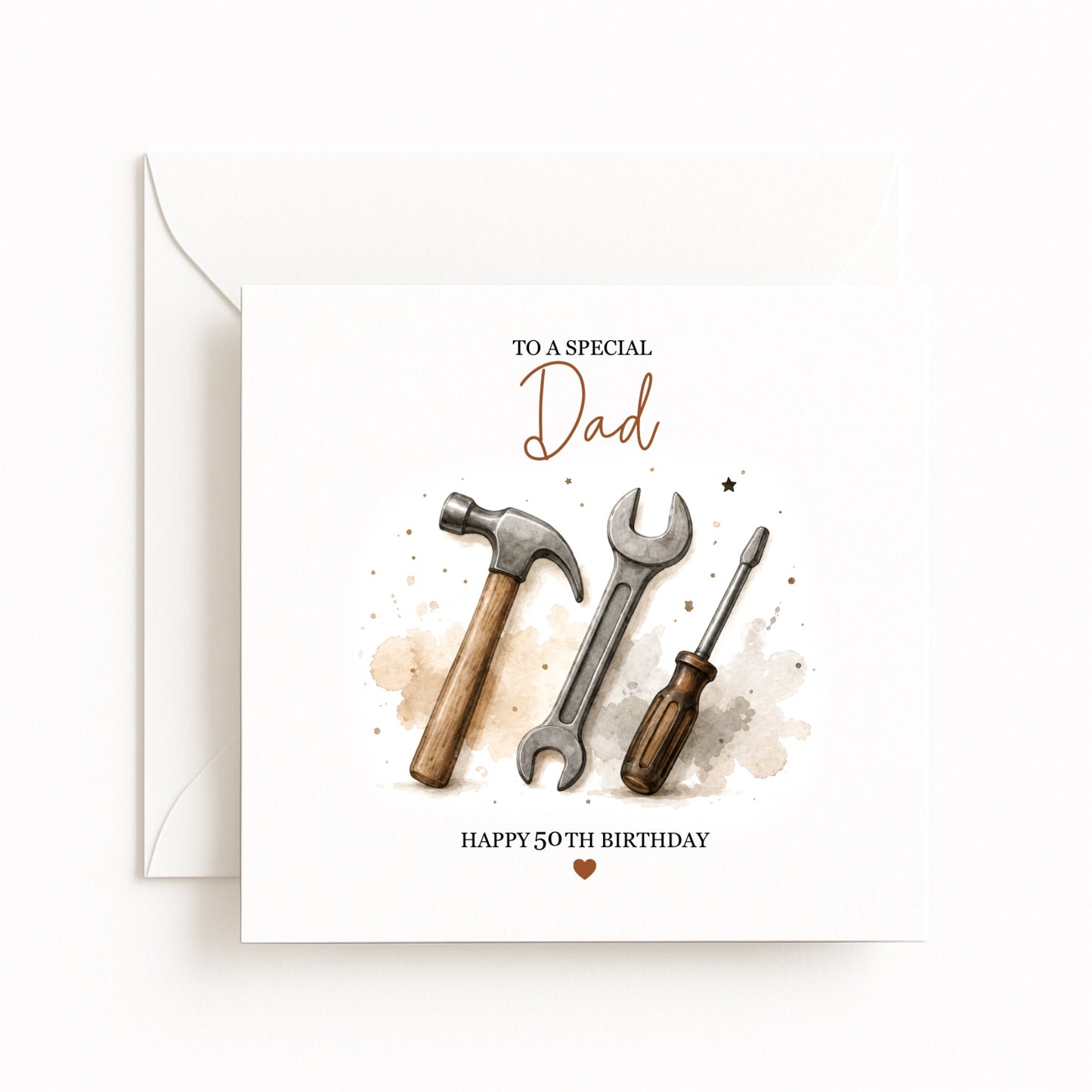 Personalised Tools Birthday Card