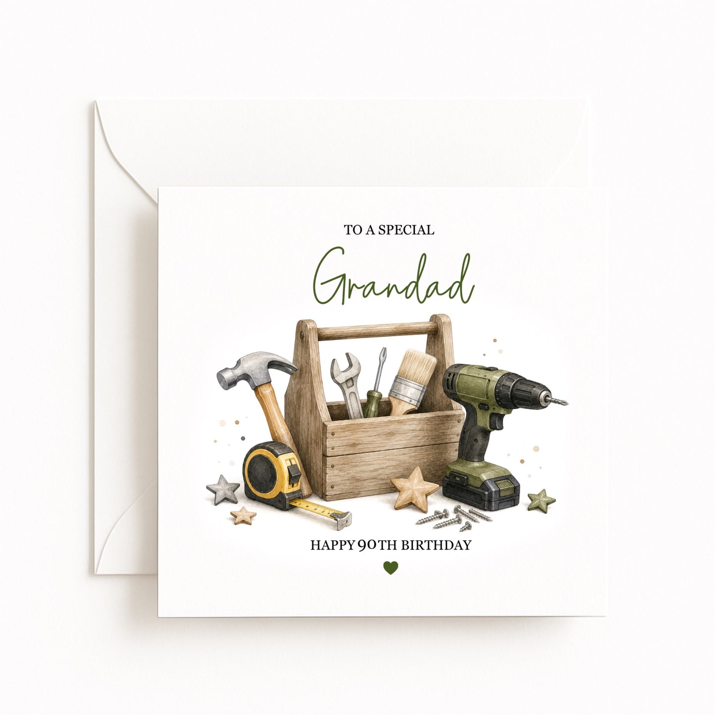 Personalised DIY Tool Box Birthday Card