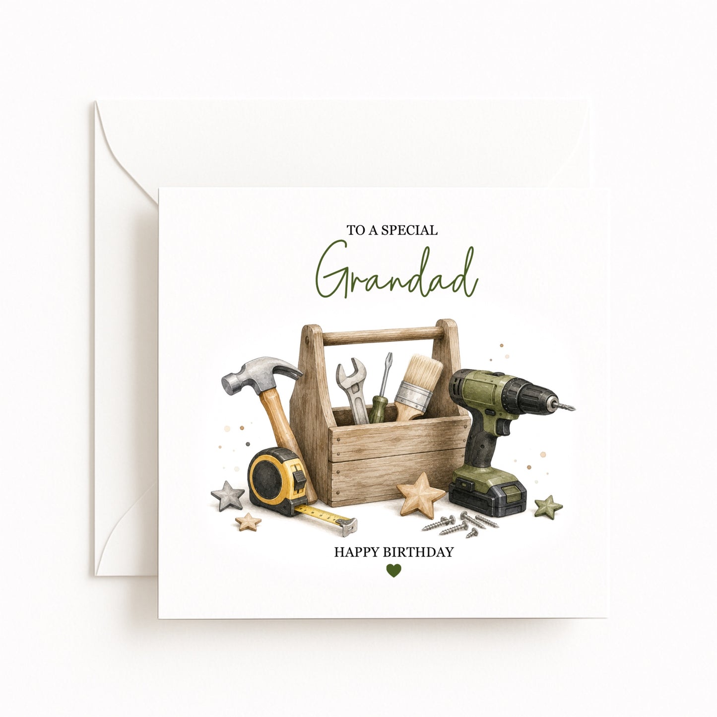 Personalised DIY Tool Box Birthday Card