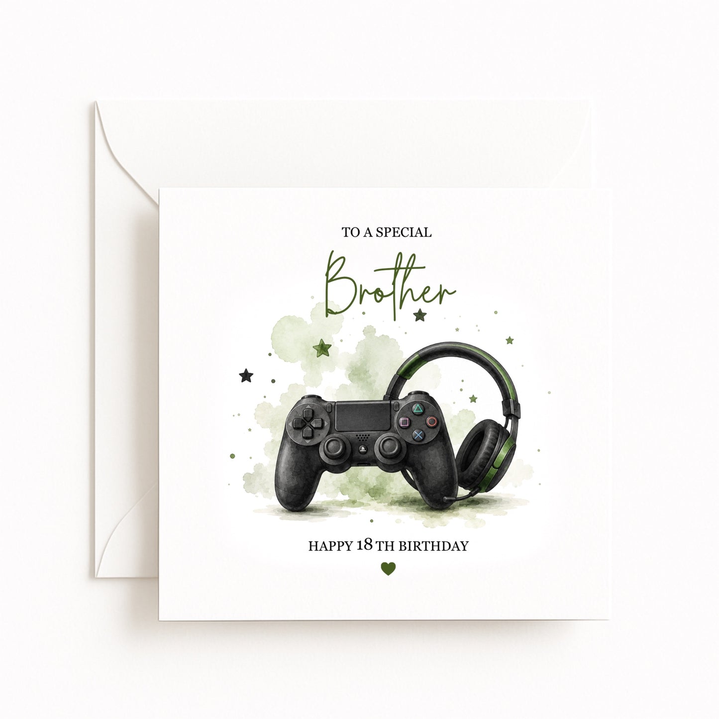 Personalised Gamer Birthday Card
