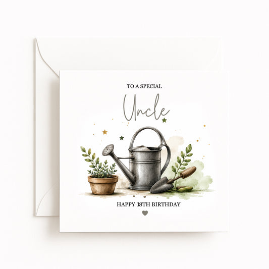 Personalised Gardening Birthday Card