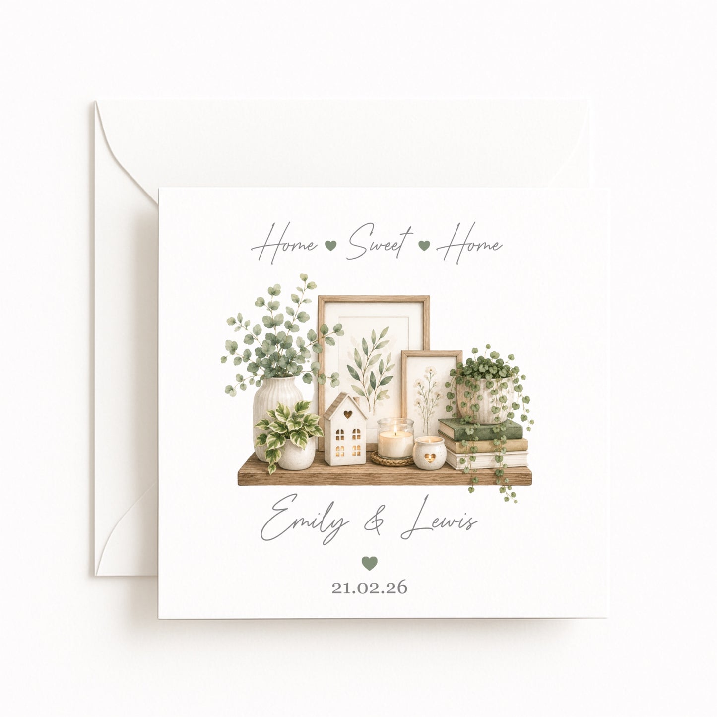 Plant Shelf Display Card