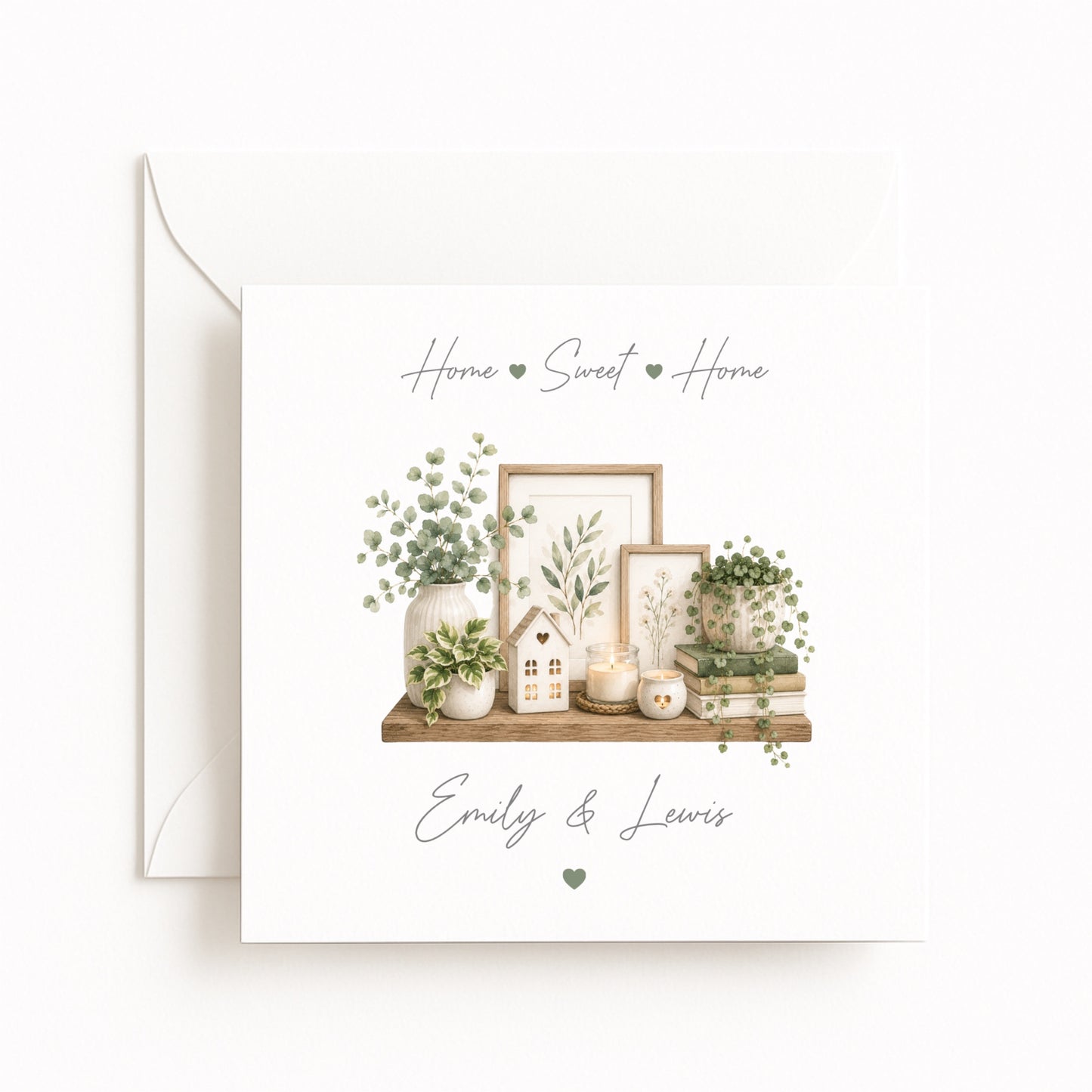 Plant Shelf Display Card