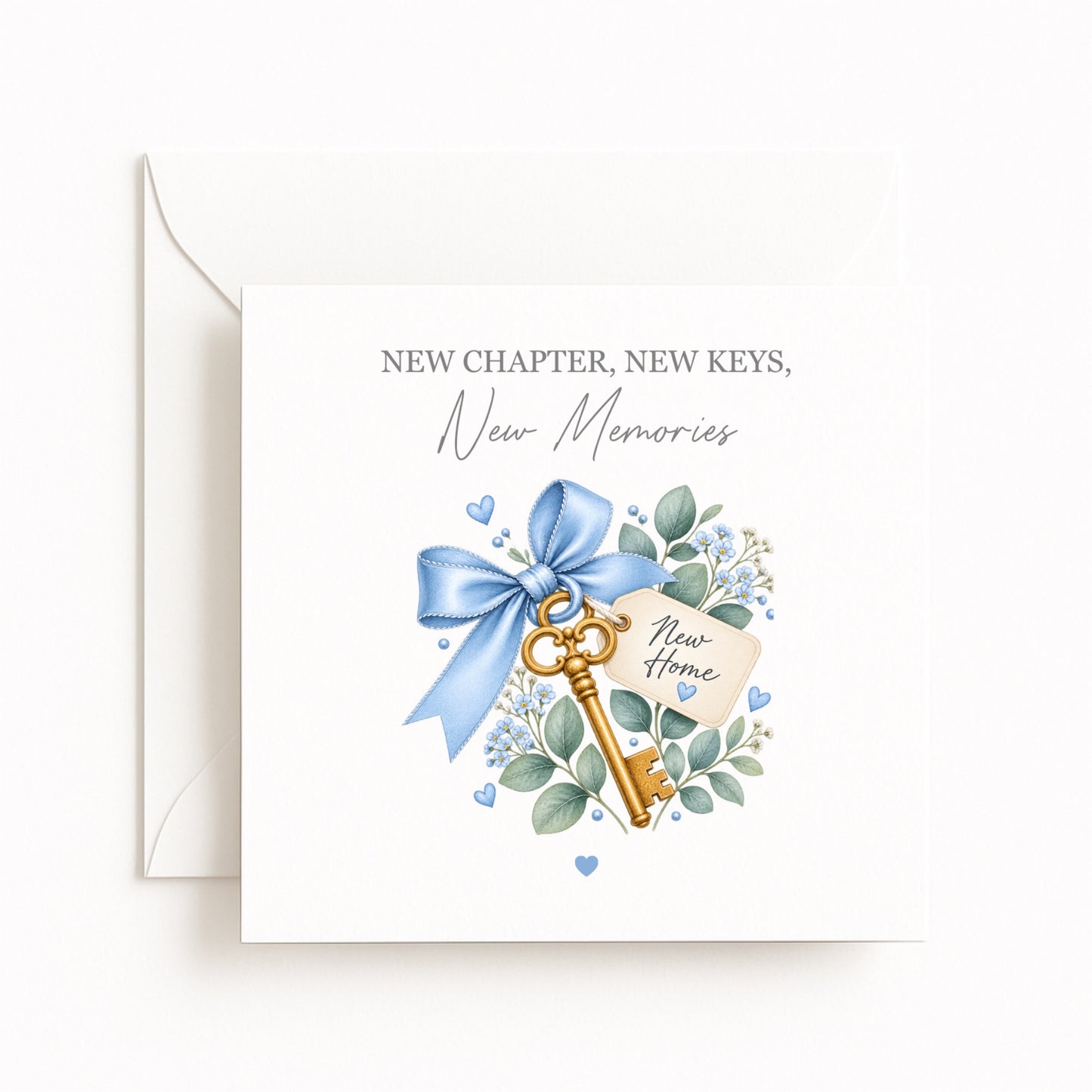 Blue Ribbon Keys New Home Card