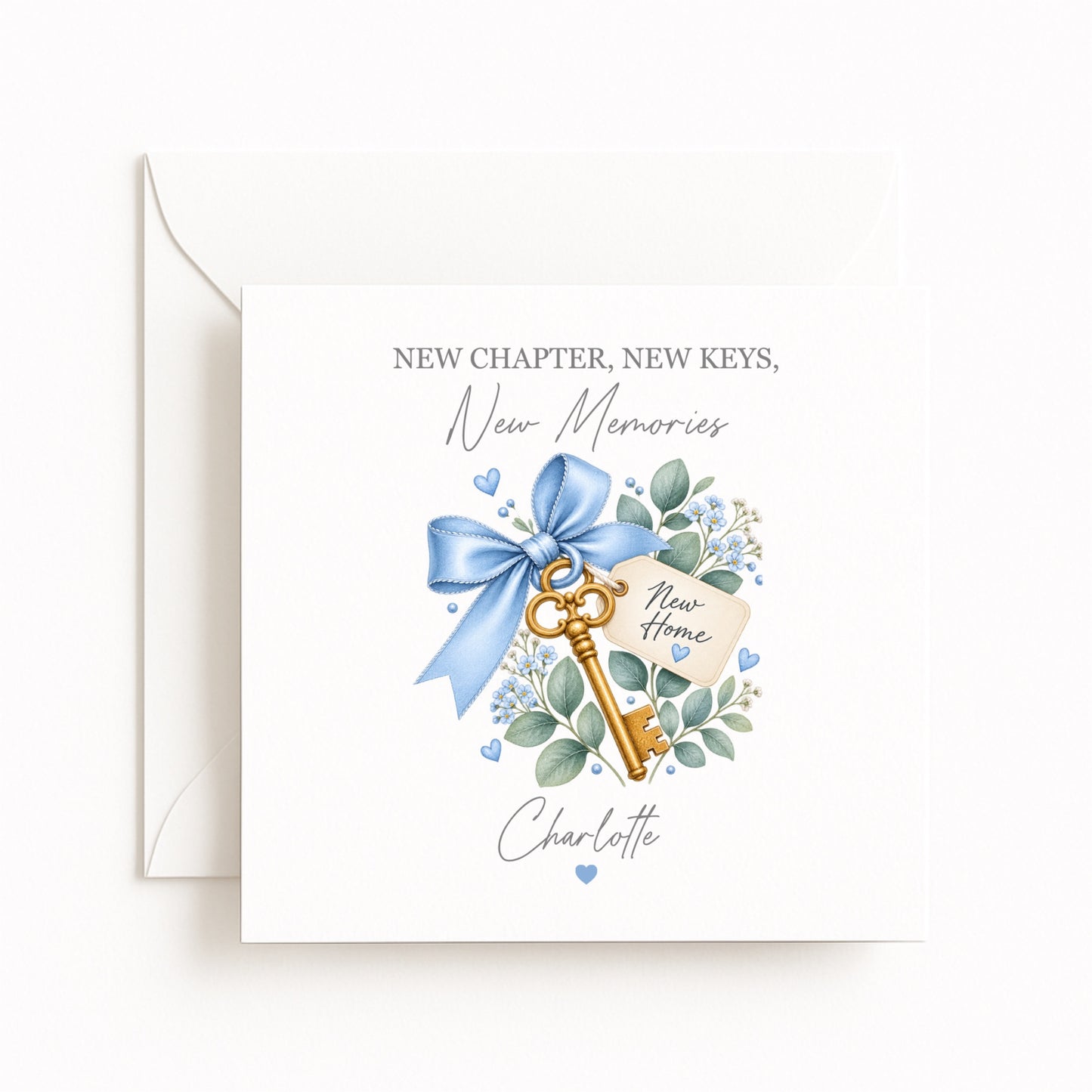 Blue Ribbon Keys New Home Card