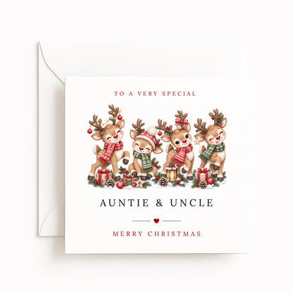Reindeers Christmas Card