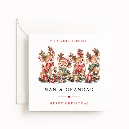 Reindeers Christmas Card
