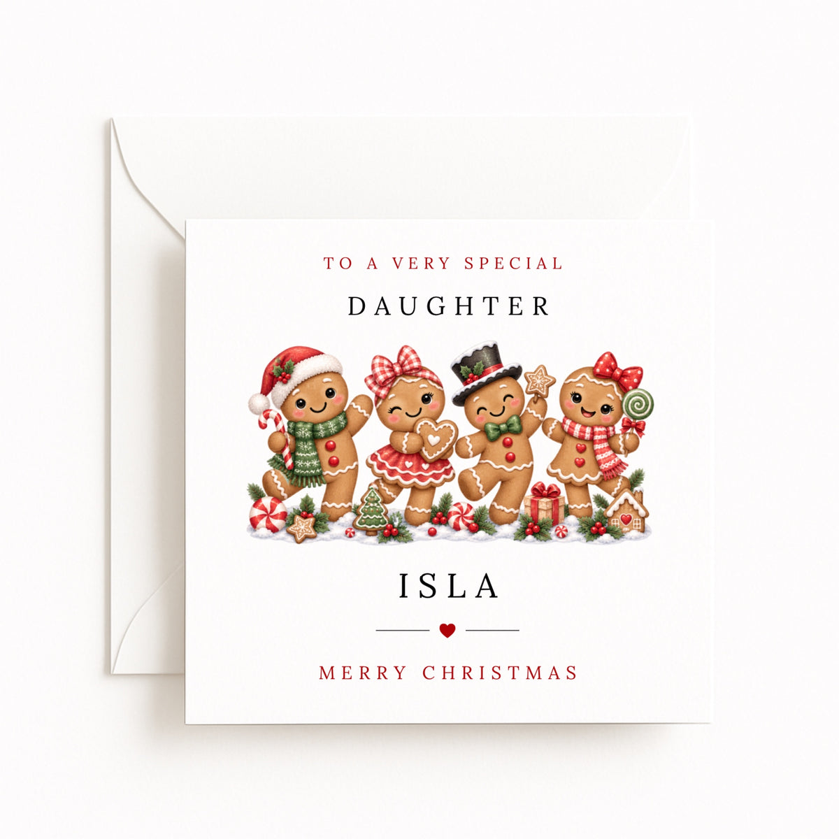 Gingerbreads Christmas Card