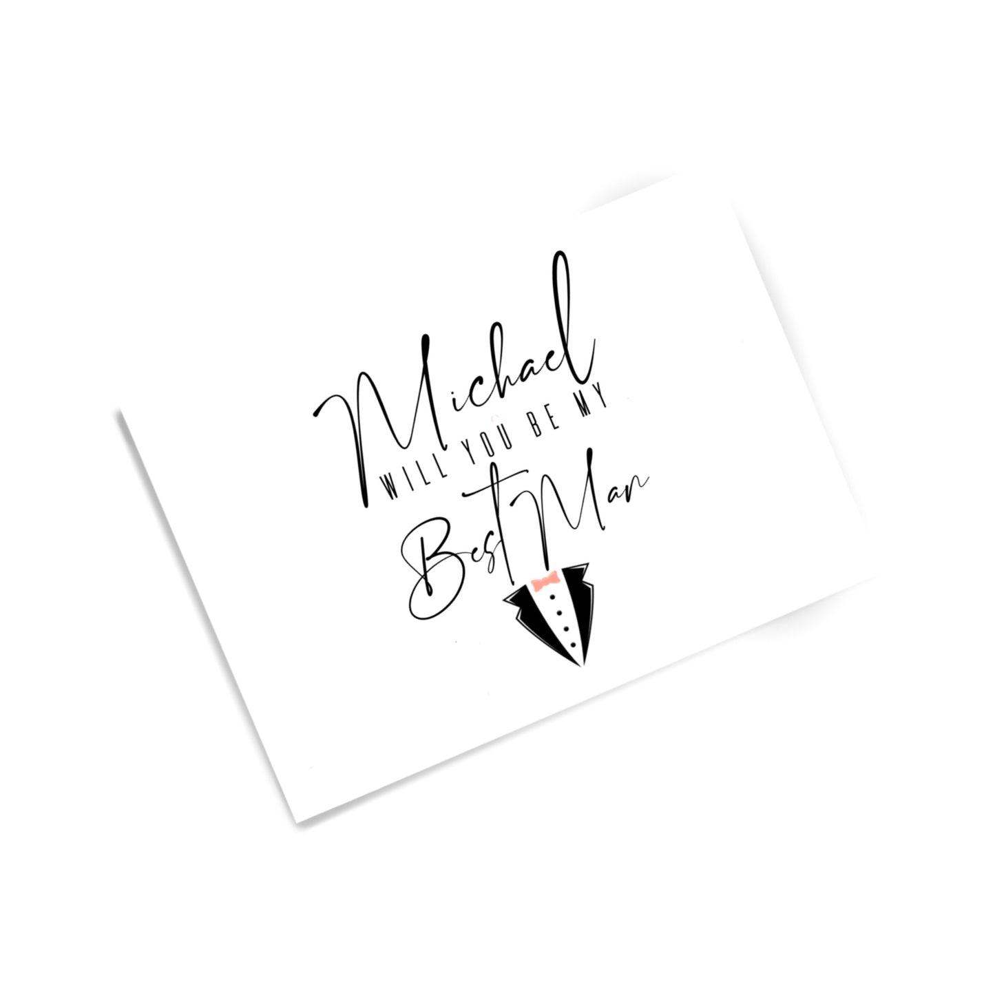Personalised Groomsman Cards
