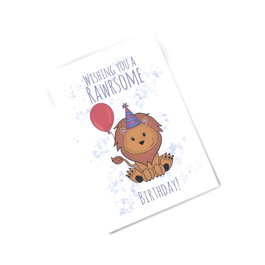 "Wishing You A Rawsome Birthday!" Card