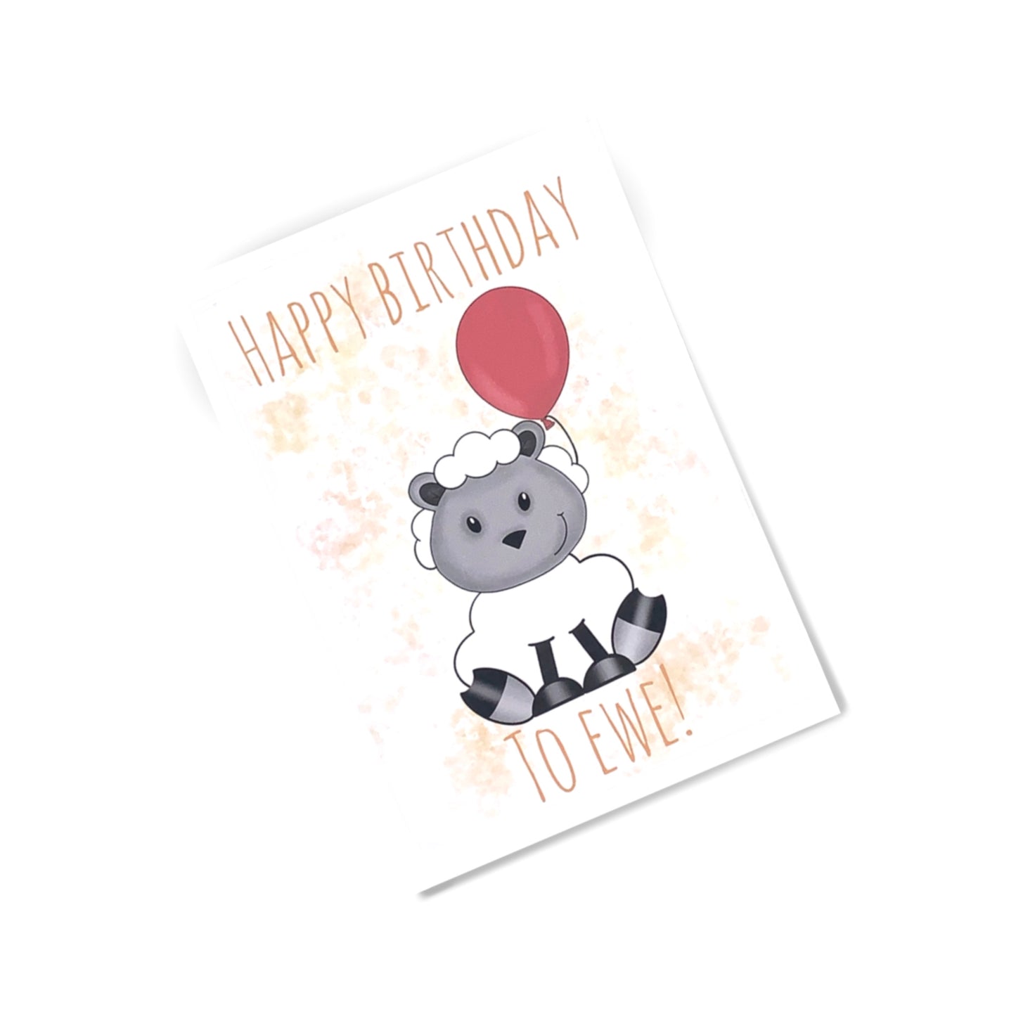 "Happy Birthday To Ewe!" Card