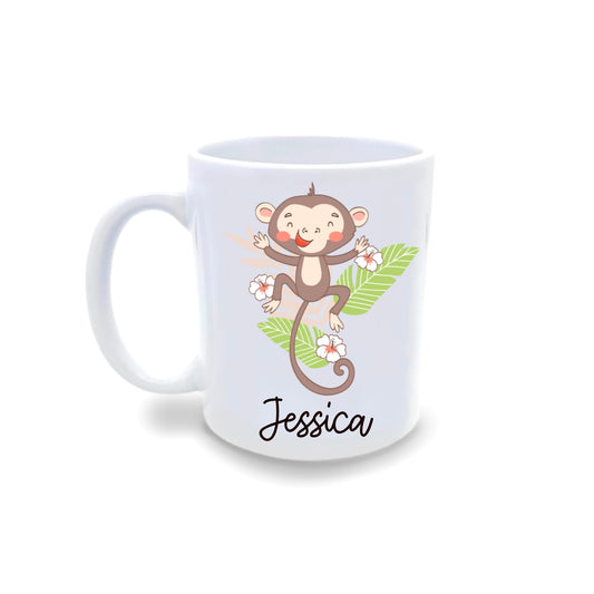 Monkey Personalised Mug