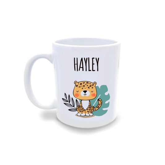 Leopard Personalised Mug