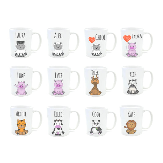 Personalised Animal Mugs